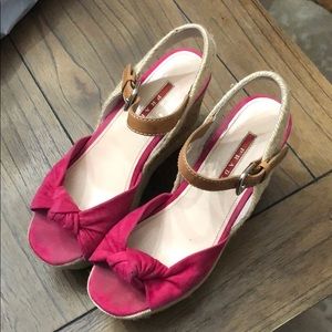 Prada Wedge Sandals